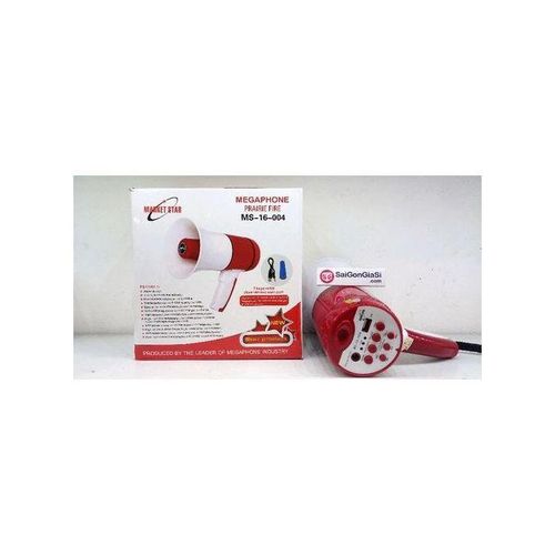 Handheld Loudspeaker Megaphone With Recording Reading Advertising Hawker- Multi-colour