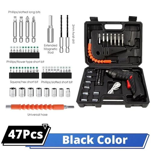 VIC 3.6v Power Tools Set Household Maintenance Repair 1800mAh Household Electric Drill Cordless Screwdriver