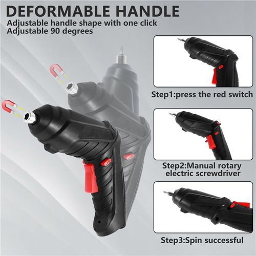 VIC 3.6v Power Tools Set Household Maintenance Repair 1800mAh Household Electric Drill Cordless Screwdriver