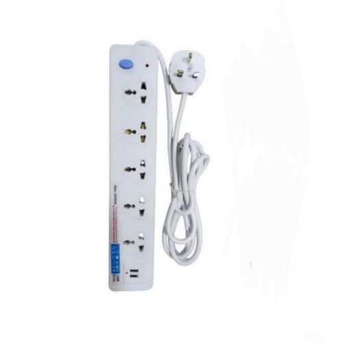Powerful Extension Cable With 5 Way Plus Charging ports Longan Power Extension Cable