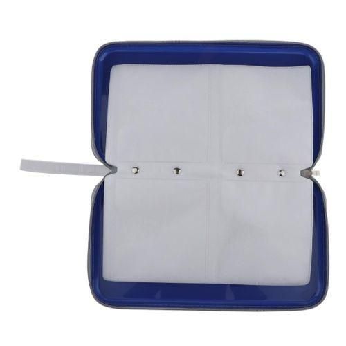 80 Capacity CD Disc Carry Case Holder DVD   Wallet Blue