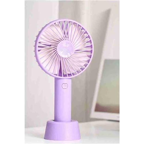 Universal  Mini Portable Hand Fan Purple Air Conditioner