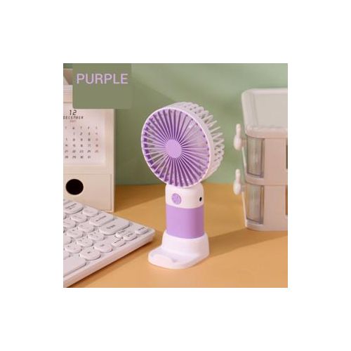 Universal  Mini Portable Hand Fan Purple Air Conditioner