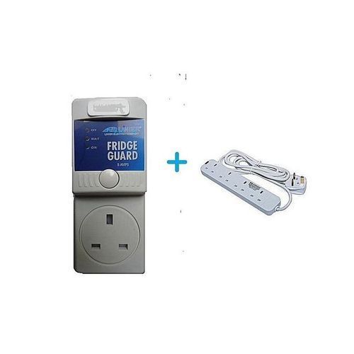 Fridge Guard with Free Heavy Duty Extension 13amps - White