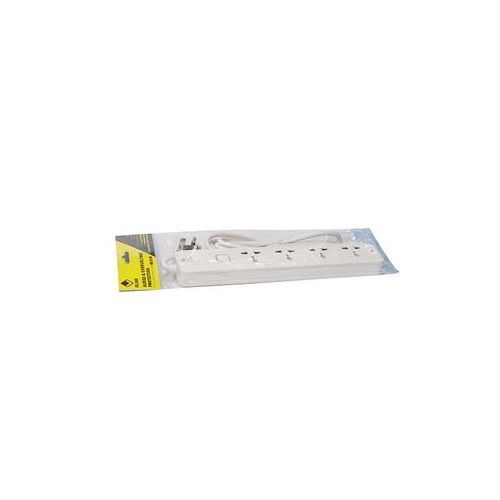 VILLAON 4Way Heavy Duty Extension Longlasting Cable - White