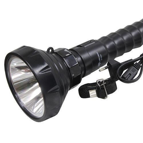 Dp Portable,Rechargeable Flashlight Torch - Black