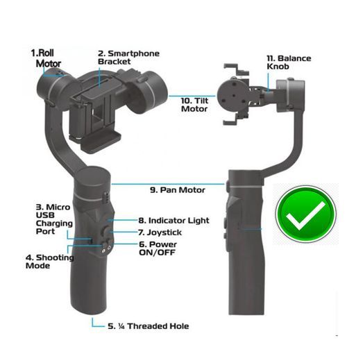 Other Professional Handheld Gimbal, -Black