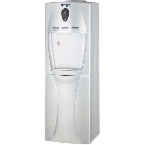 Solstar 3 Tap 12L Hot, Normal And Cold Water dispenser  For Home And Office- Silver .