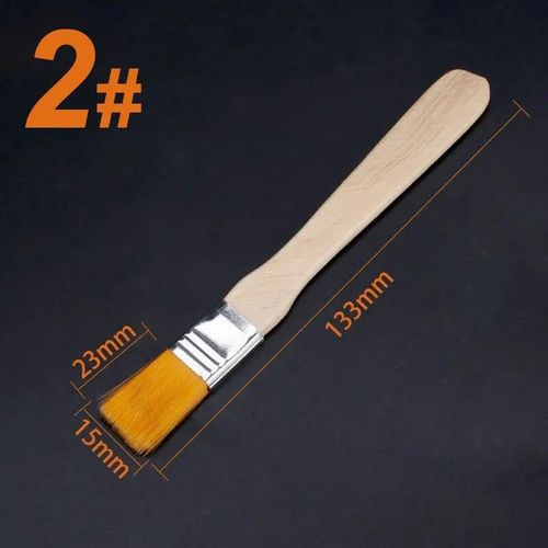 1-12pcs Nylon Hair Brush Oil Watercolor Water Powder Propylene Acrylic Different Size Brushes School Art Supplies