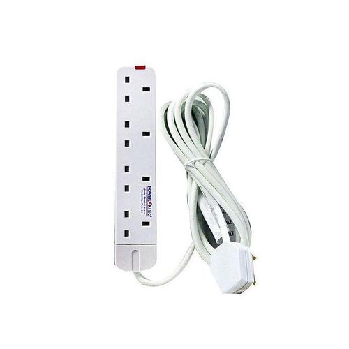 Power King 4-way extension cable with 3 metre cord