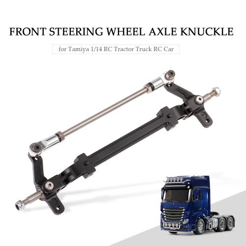 Aluminum Alloy Front Steering Wheel Axle Front Knuckle for Tamiya 1/14 RC Tractor Truck RC Car NO5138