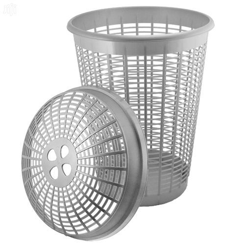 Plastic Generic Plastic Laundry Basket With a Lid