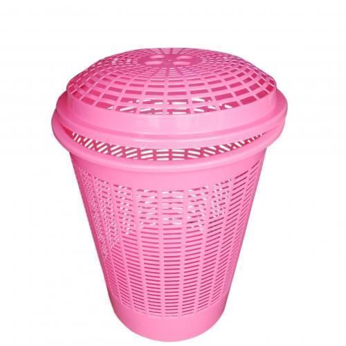 Plastic Generic Plastic Laundry Basket With a Lid