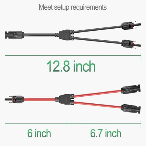 915 Generation Solar Y Branch Cable Connectors, for Solar Pane,Cable Plug T