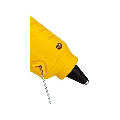 Hot Melt Glue Gun With 5 Glue Sticks - Yellow