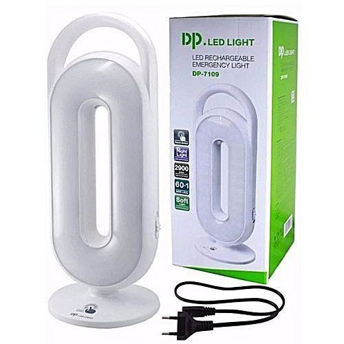 Dp Rechargeable Emergency Light - White