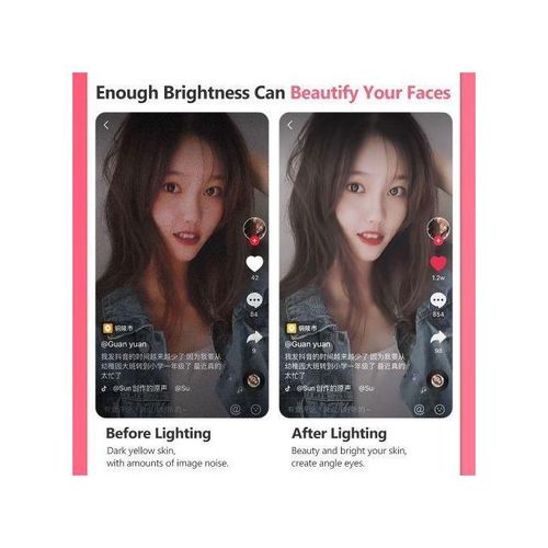ing Full Set 26cm/10inch Dimmable LED Studio Camera Ring Light Photo Phone Video Light Lamp with a Tripod Stand - Black/White