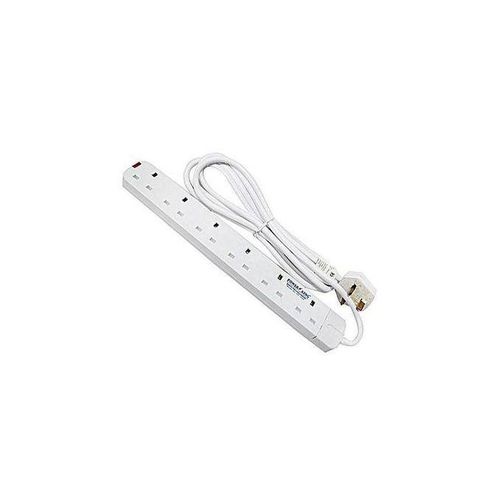 Power King 6-way extension cable with 3 metre cord