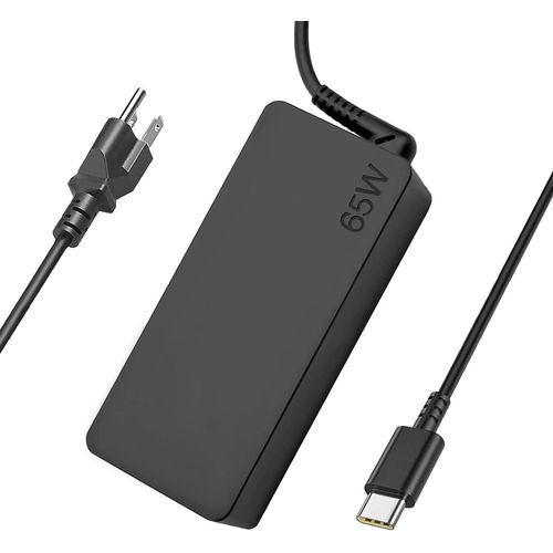 General 65W USB C Power adapter compatible With Lenovo Think Pad Yoga, HP chrome book, Dell XPS, ASUS, Acer, HUAWEI, Xiaomi, Samsung and more Type C Devices PD wall Laptop Power supply (Type C Charger)