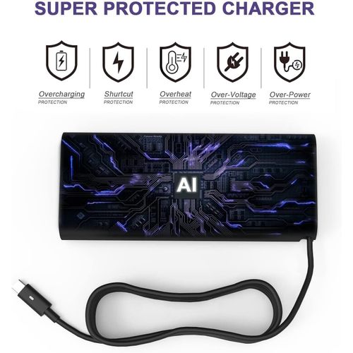 General 65W USB C Power adapter compatible With Lenovo Think Pad Yoga, HP chrome book, Dell XPS, ASUS, Acer, HUAWEI, Xiaomi, Samsung and more Type C Devices PD wall Laptop Power supply (Type C Charger)
