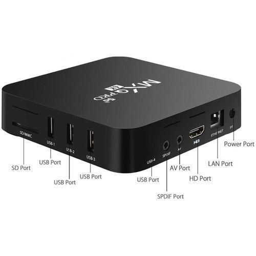 Android 11.1 Tv Box 5G 4K 8GB Ram / 128 GB Rom - Black