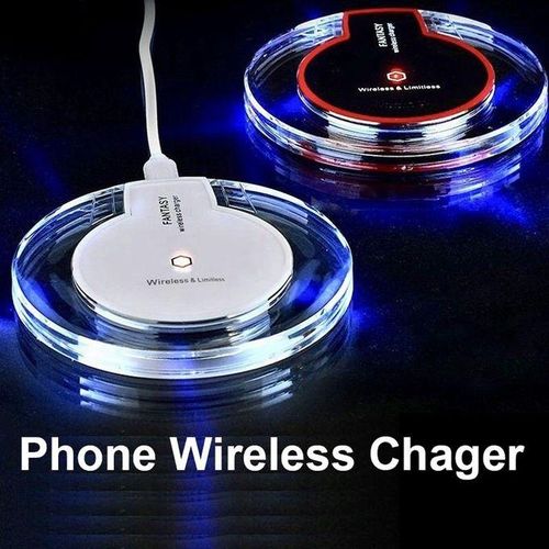 Fantasy Wireless Charger For Wireless Enabled Devices- White/Black