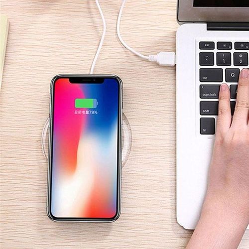 Fantasy Wireless Charger For Wireless Enabled Devices- White/Black