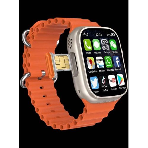 Smartbarry C92 Max Smart Watch 4G Network Android Smart Watch with 3 Straps 64GB Memory Support SIM Card and Google Play Facebook ,YouTube, Telegram,WhatsApp,TikTok Support All Apps as a Mobile Phone in Your Hand with 2 Camera for Taking Pictures