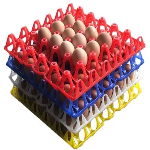 One(1) Original Strong Plastic Egg Trays In Various Colors - Blue, Yellow, Red, etc