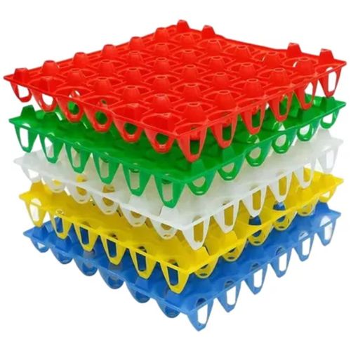 One(1) Original Strong Plastic Egg Trays In Various Colors - Blue, Yellow, Red, etc