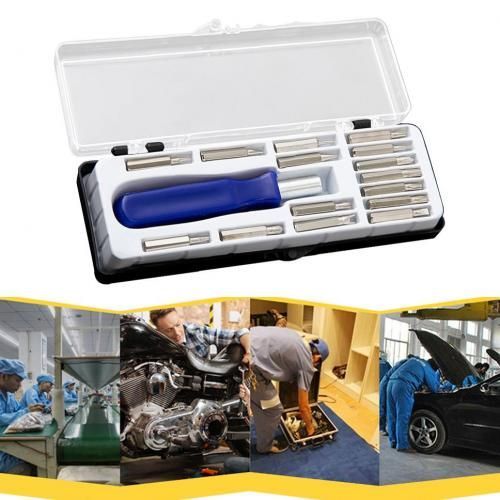 16 In 1 Set Repair Tool Kit Screwdriver Magnetic-Multicolor