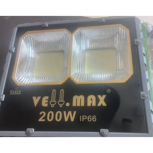Vell Max 50w Automtic Switch On And Off Led Solar Flood Light-Black