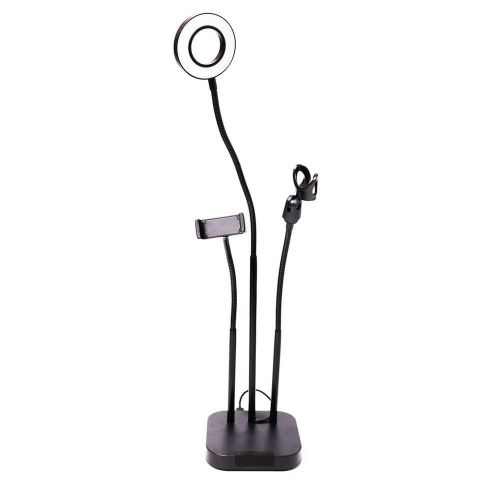 Ring light and mobile phone holder and microphone stand A15