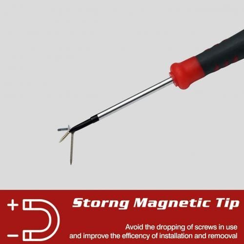 6Pcs Precision Screwdriver Set,Magnetic-Black