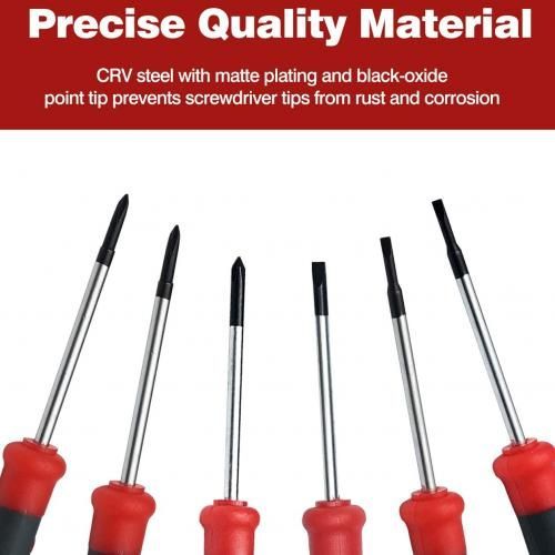 6Pcs Precision Screwdriver Set,Magnetic-Black