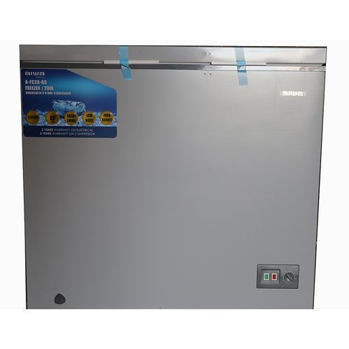 Aiwa 330 Litres Chest Freezer - Grey(3YRS WRTY)