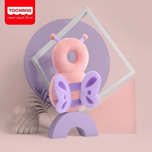 Baby Headrest Spring and Autumn Breathable Plush Headrest Drop-Resistant Baby Protective Pad Toddler Hat