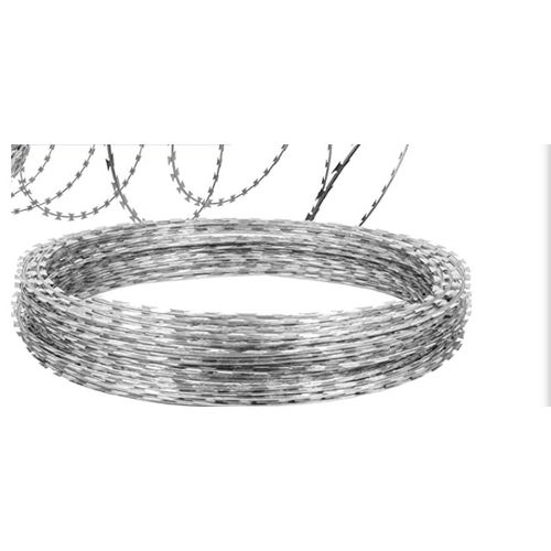 Metal Razor Wire 7M Galvanized-Silver