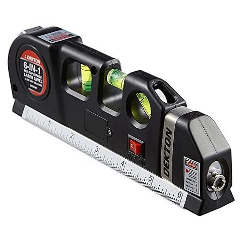 Dekton Multi-Purpose Laser Level 6-In-1 Black