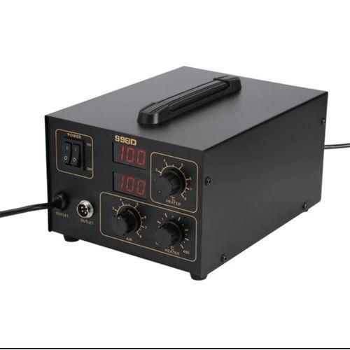 SMD Rework Station HOT AIR Tool & Soldering IRON Holder + 3 Nozzles