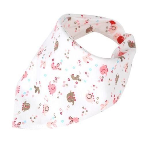 insular Cotton 1pcs Newborn Baby Bibs Waterproof Bib Burp Cloth For 03 Years Girls And Boys Bib Babies Clothing Cute Elephants