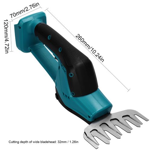 Cordless Hedge Cutter Electric Grass Trimmer Garden Branch