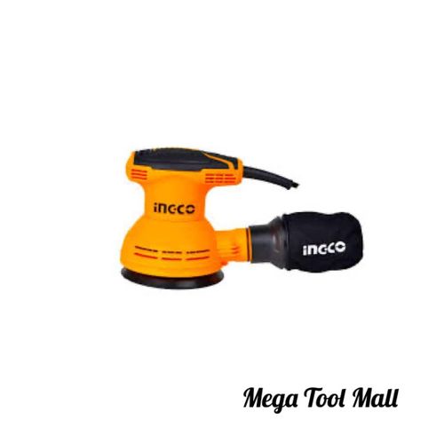 INGCO Rotary Sander:220-240V~50/60Hz 320W - Black / Orange