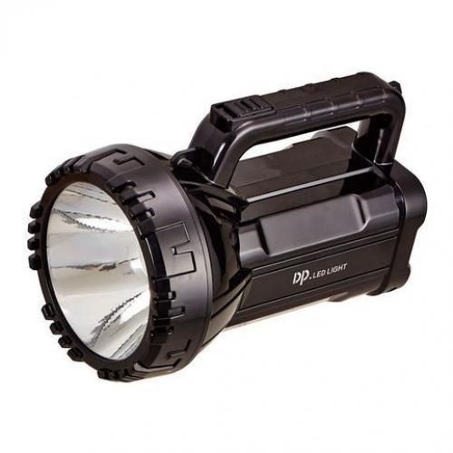 Dp Rechargeable Flashlight Torch - Black