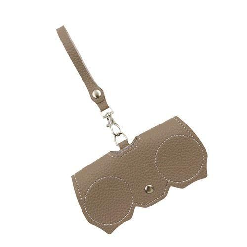 Glasses Bag Handmade Men Women Glasses Frame Case Khaki