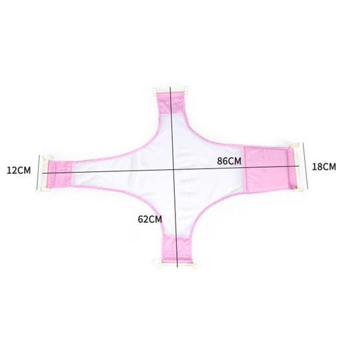 Newborn Infant Baby Bath Adjustable Antiskid Net Bathtub Sling Mesh Net Accessories New NO5302