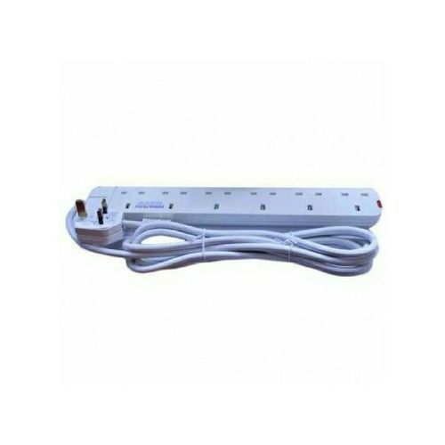 Power King Powerking  6Ways Extension Cable - White
