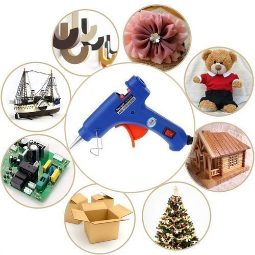 Electric Glue Gun For Bonding-Blue