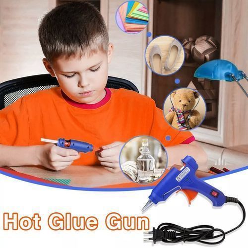 Electric Glue Gun For Bonding-Blue