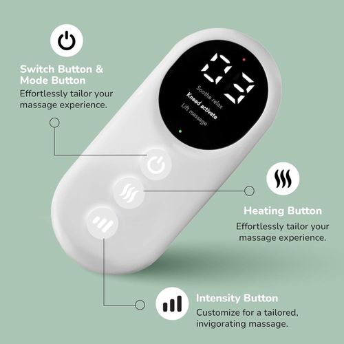 3-in-1 Leg Massager - Advanced System - Support for Legs and Feet Discomfort, Helps with Muscle Stiffness, Stimulates Natural Calf Wellness